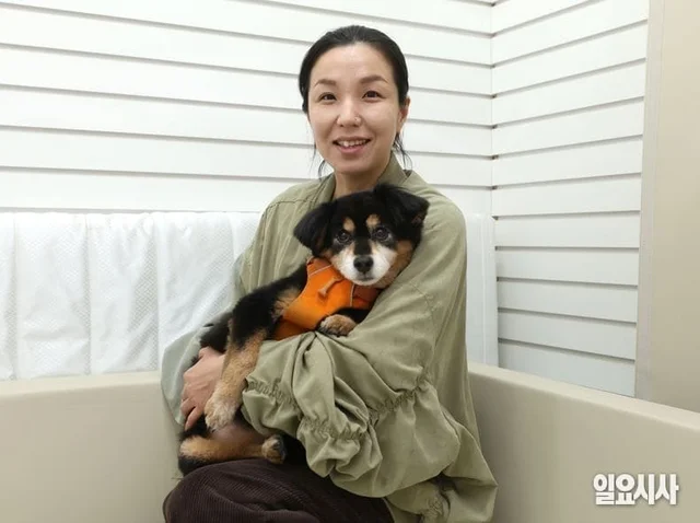 동물구조단체 위액트 함형선 대표 보도 사진