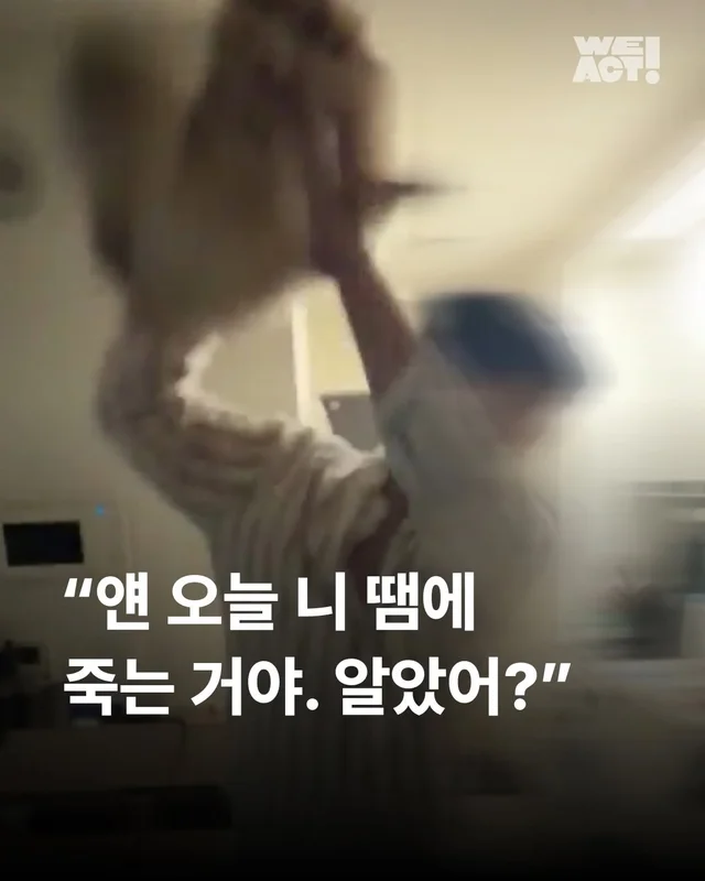 광진구동물학대 현장 사진