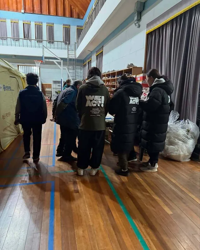 산청 산불 구조 현장 사진