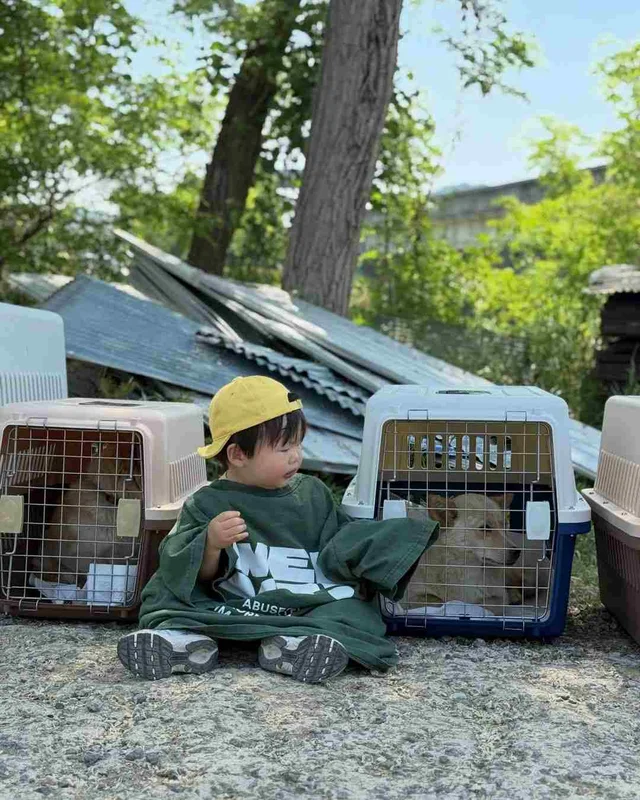 멈머야, 고구마 나눠 먹을래? 현장 사진