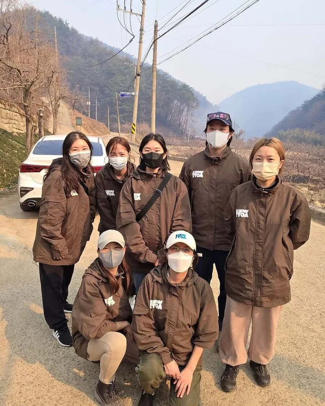 산청 산불 구조 현장 사진