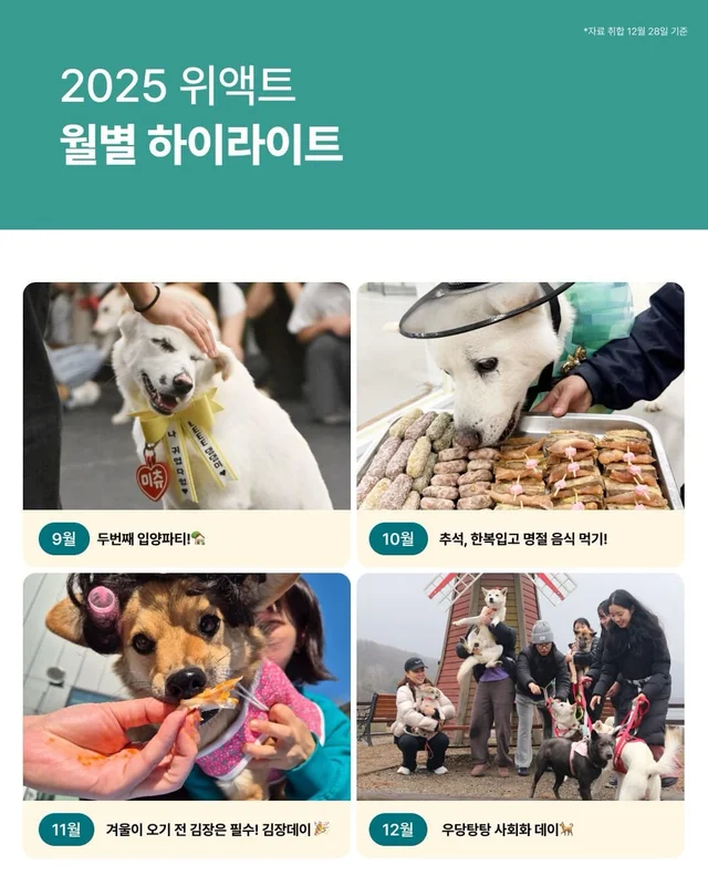 2025 위액트와 여러분들이 함께 만든 기적 ! 현장 사진