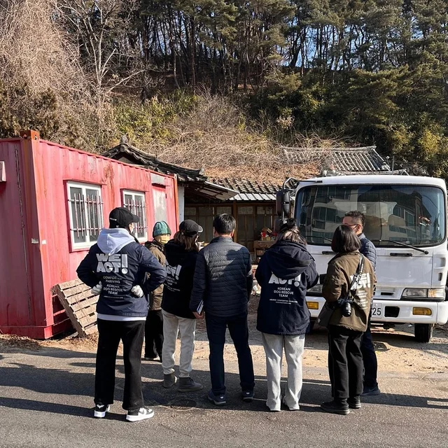 친구를먹을수밖에없던개 현장 사진